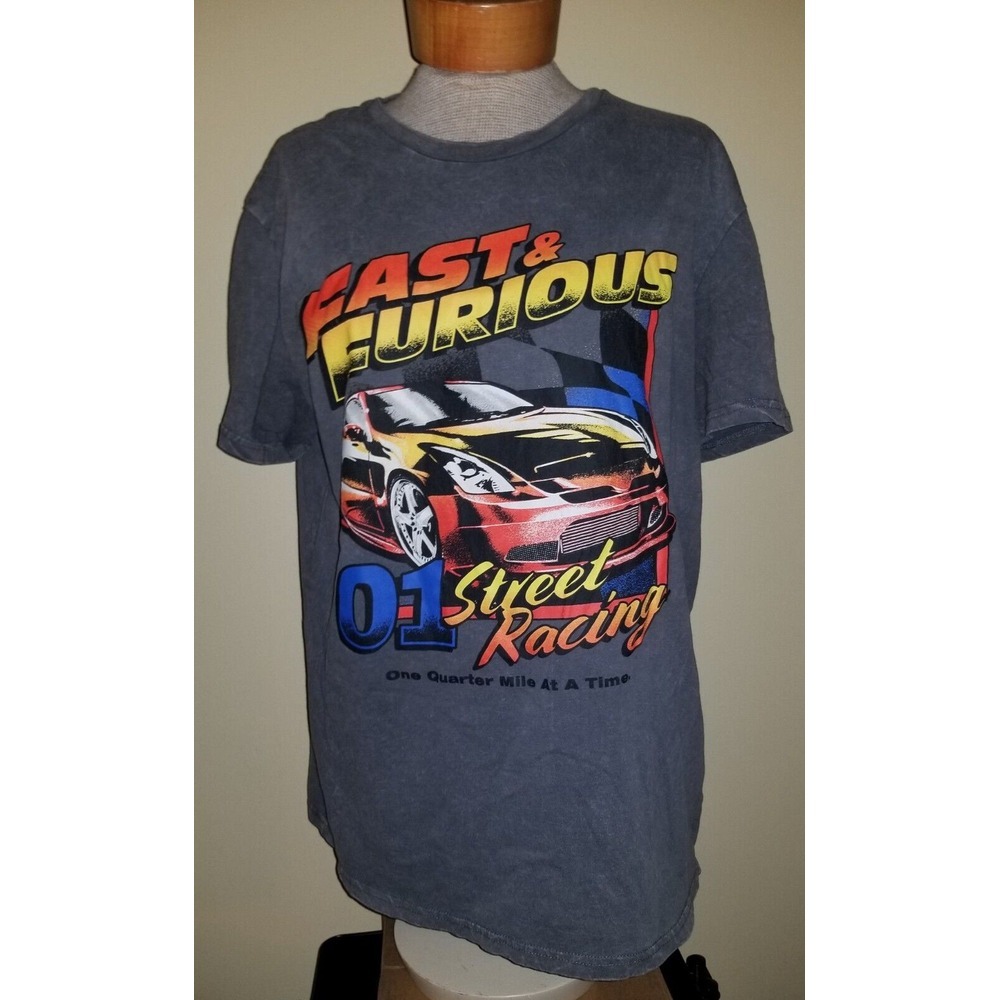 Fast & Furious T-Shirt Black Universal City Studios LLC Large